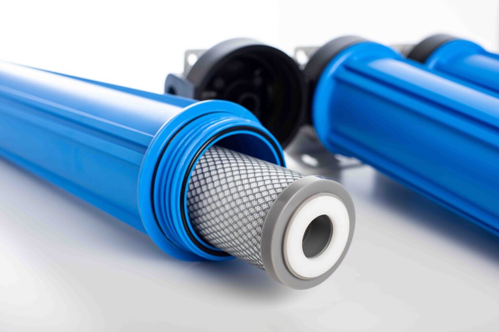 A septic tank filter
